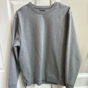 Cuts Clothing: Men’s Split-Hem Sweatshirt- Heather Grey
